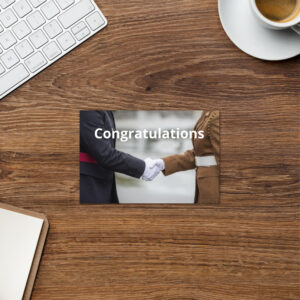 Congratulations 1 Greeting Card