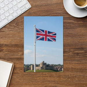 Flying Union Flag Greeting Card