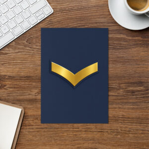 Lance Corporal Greeting Card Blue